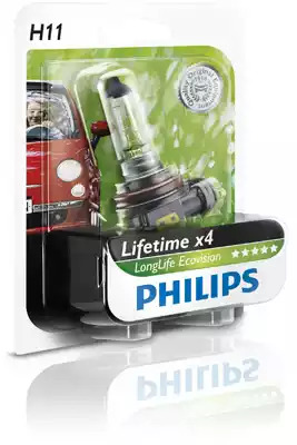 Лампа накаливания PHILIPS 12362LLECOB1 (GOC 36310430, H11)