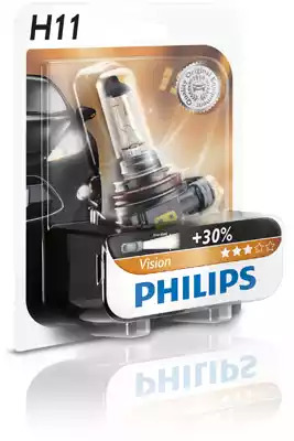 Лампа накаливания PHILIPS 12362PRB1 (GOC 36428630, H11)