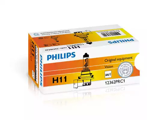 Лампа накаливания PHILIPS 12362PRC1 (GOC 36430930, H11)