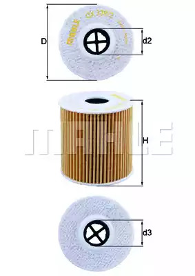 Фильтр KNECHT OX 339/2D (76832398, OX 339/2D ECO)