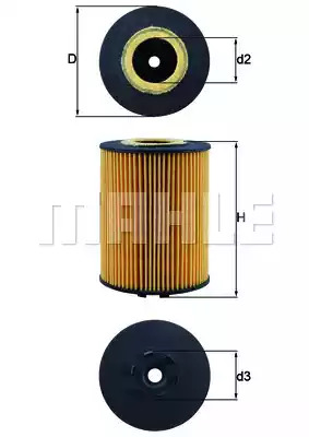 Фильтр KNECHT OX 367D (76832794, OX 367D ECO)