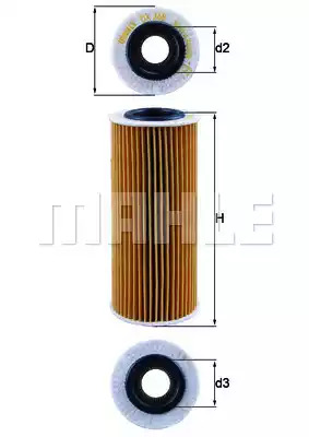 Фильтр KNECHT OX 368D1 (70317057, OX 368D1 ECO)