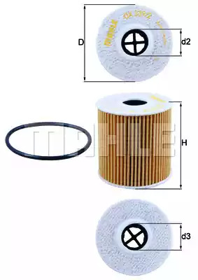 Фильтр KNECHT OX 339/2D (76832398, OX 339/2D ECO)