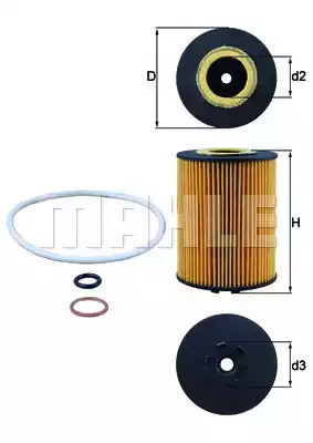 Фильтр KNECHT OX 367D (76832794, OX 367D ECO)