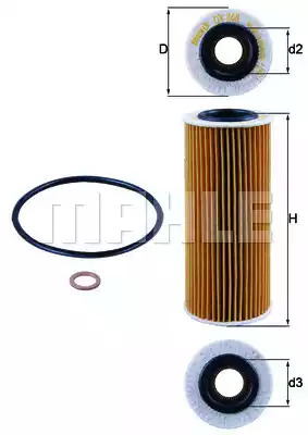 Фильтр KNECHT OX 368D1 (70317057, OX 368D1 ECO)