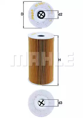 Фильтр KNECHT OX 365/1D (70372333, OX 365/1D ECO)