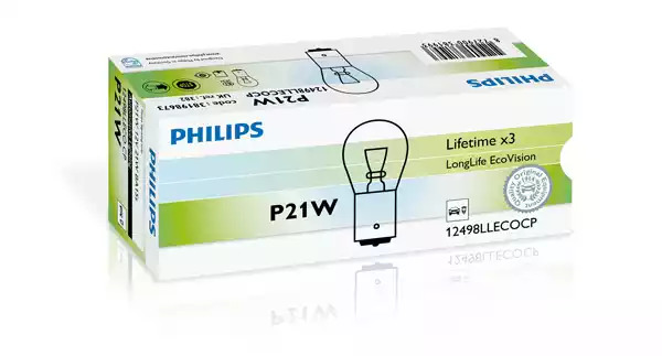 Лампа накаливания PHILIPS 12498LLECOCP (GOC 38198628, P21W)