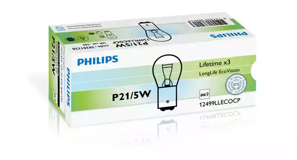 Лампа накаливания PHILIPS 12499LLECOCP (GOC 38201328, P21/5W)