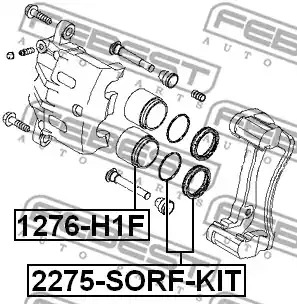 Поршень FEBEST 1276-H1F