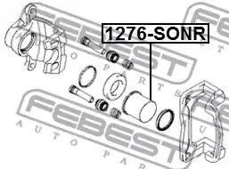 Поршень FEBEST 1276-SONR