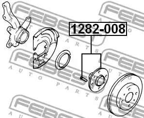 Ступица колеса FEBEST 1282-008