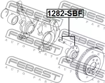 Ступица колеса FEBEST 1282-SBF