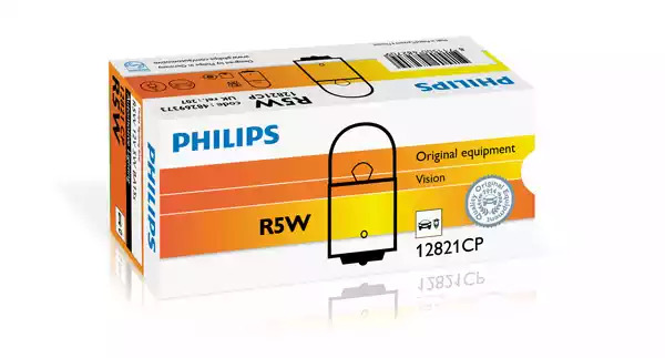 Лампа накаливания PHILIPS 12821CP (GOC 48269373, R5W)