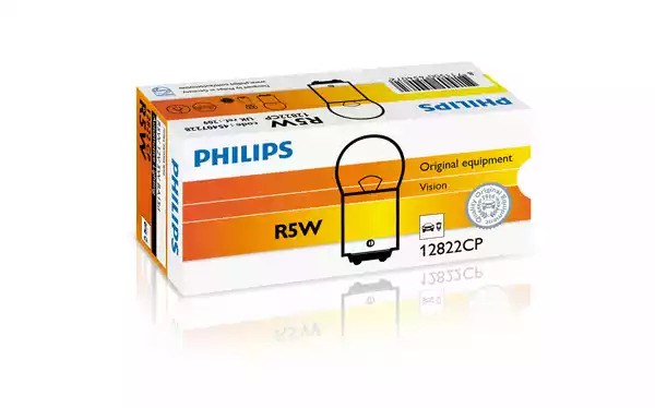 Лампа накаливания PHILIPS 12822CP (GOC 45407228, R5W)