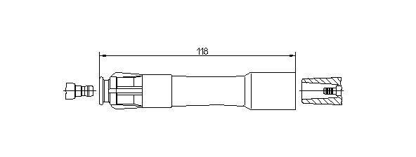 Вилка BREMI 13249A1,8