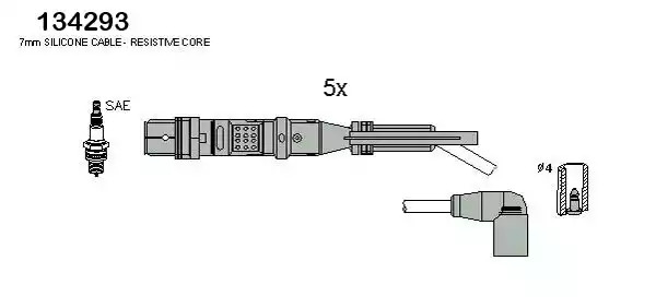 Комплект электропроводки HITACHI 134293 (134293)