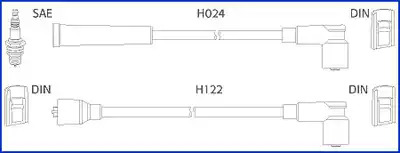 Комплект электропроводки HITACHI 134347