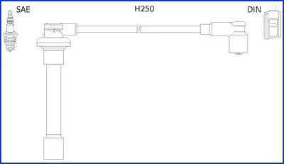 Комплект электропроводки HITACHI 134520