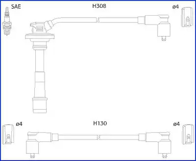 Комплект электропроводки HITACHI 134562 (134562)