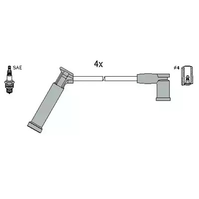 Комплект электропроводки HITACHI 134677 (134677)