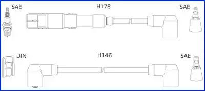 Комплект электропроводки HITACHI 134755 (134755)