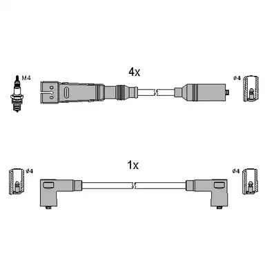 Комплект электропроводки HITACHI 134786 (134786)