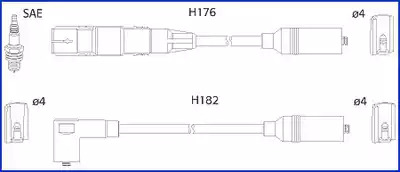 Комплект электропроводки HITACHI 134790