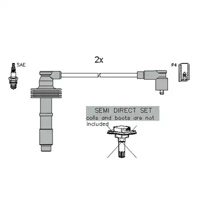 Комплект электропроводки HITACHI 134958