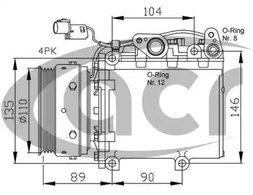 Комплект электропроводки HITACHI 134966 (134966)