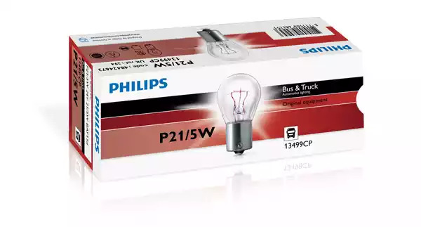 Лампа накаливания PHILIPS 13499CP (GOC 48424673, P21/5W)