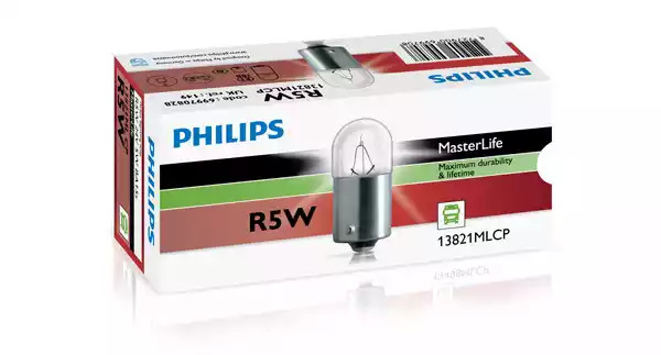 Лампа накаливания PHILIPS 13821MLCP (GOC 69970828, R5W)