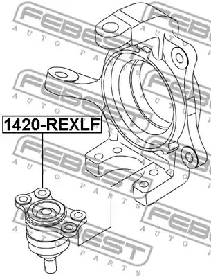 Шарнир FEBEST 1420-REXLF