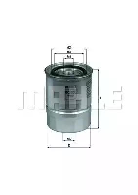 Фильтр KNECHT KC 236 (70364448)