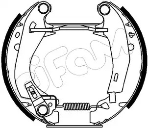 Комлект тормозных накладок CIFAM 151-009