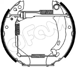 Комлект тормозных накладок CIFAM 151-042