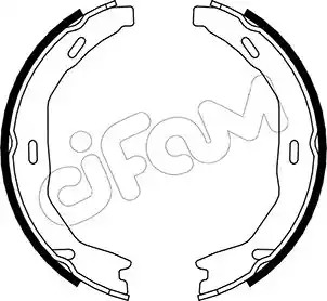 Комлект тормозных накладок CIFAM 153-245