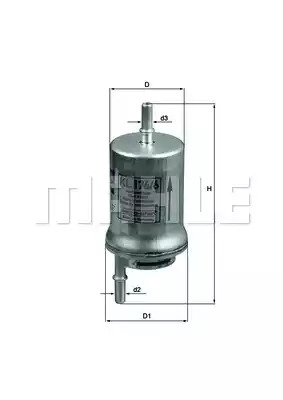 Фильтр KNECHT KL 176/6D (76536148)