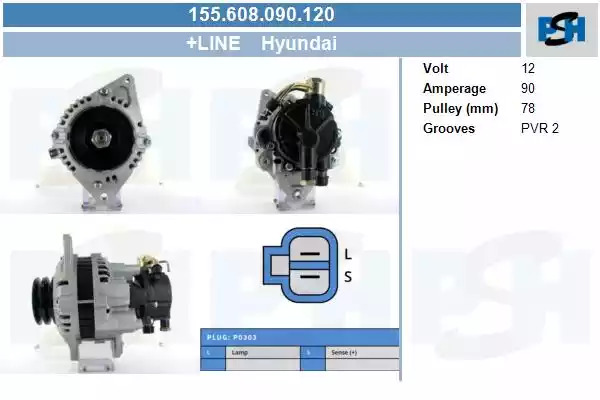 Генератор CV PSH 155.608.090.120