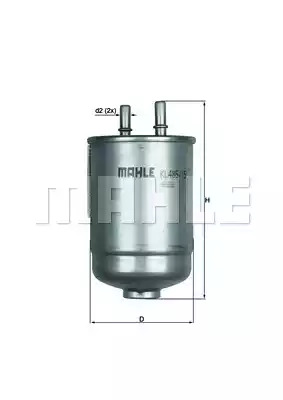 Фильтр KNECHT KL 485/15D (70539064)