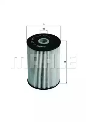 Фильтр KNECHT KX 228D (70368661, KX 228D ECO)