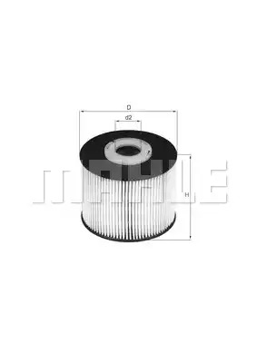 Фильтр KNECHT KX 331D (70526527, KX 331D ECO)