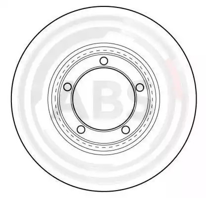 Тормозной диск A.B.S. 16565