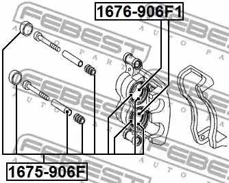 Ремкомплект FEBEST 1675-906F