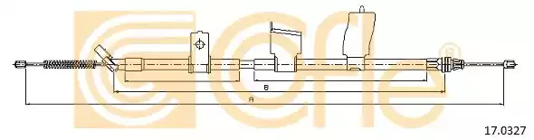 Трос COFLE 17.0327 (92.17.0327)