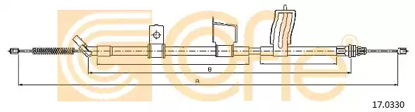 Трос COFLE 17.0330 (92.17.0330)