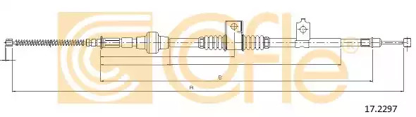 Трос COFLE 17.2297 (92.17.2297)