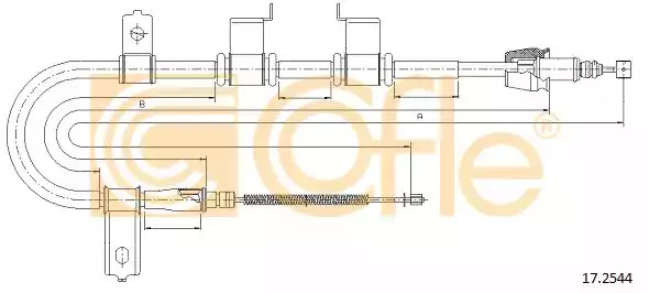 Трос COFLE 17.2544 (92.17.2544)