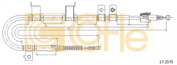 Трос COFLE 17.2575 (92.17.2575)