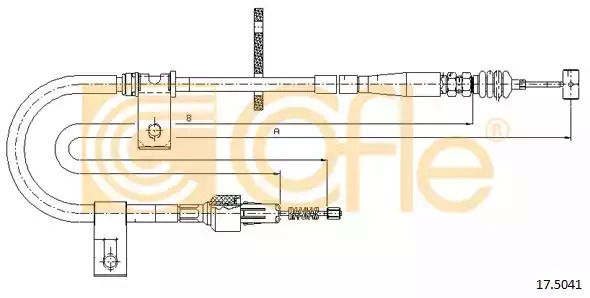Трос COFLE 17.5041 (92.17.5041)