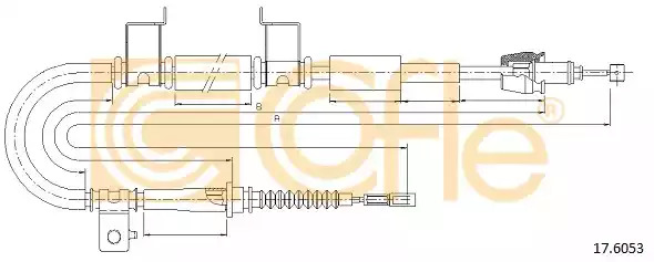 Трос COFLE 17.6053 (92.17.6053)